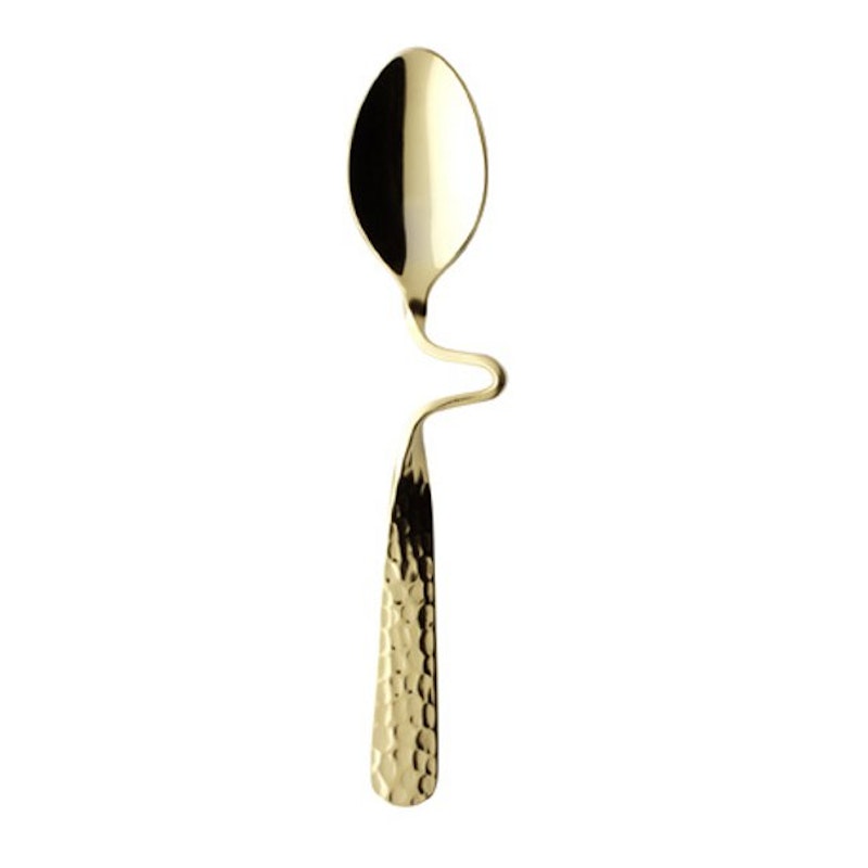 New Wave Caffè - Spoon Kaffesked Guldpläterad,12cm