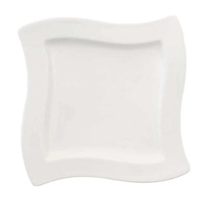 villeroy & boch new wave salladstallrik 24x24 cm - porslin vit