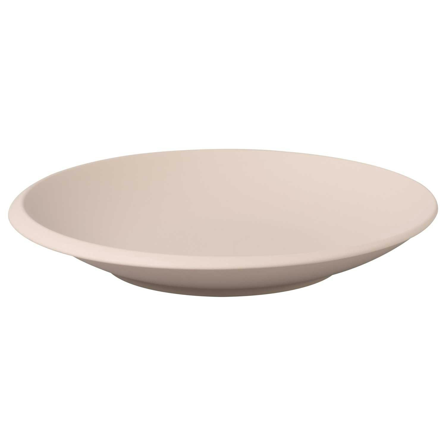 Villeroy & Boch Newmoon Djup Sk&aring;l 25 Cm - Djupa tallrikar Porslin Beige