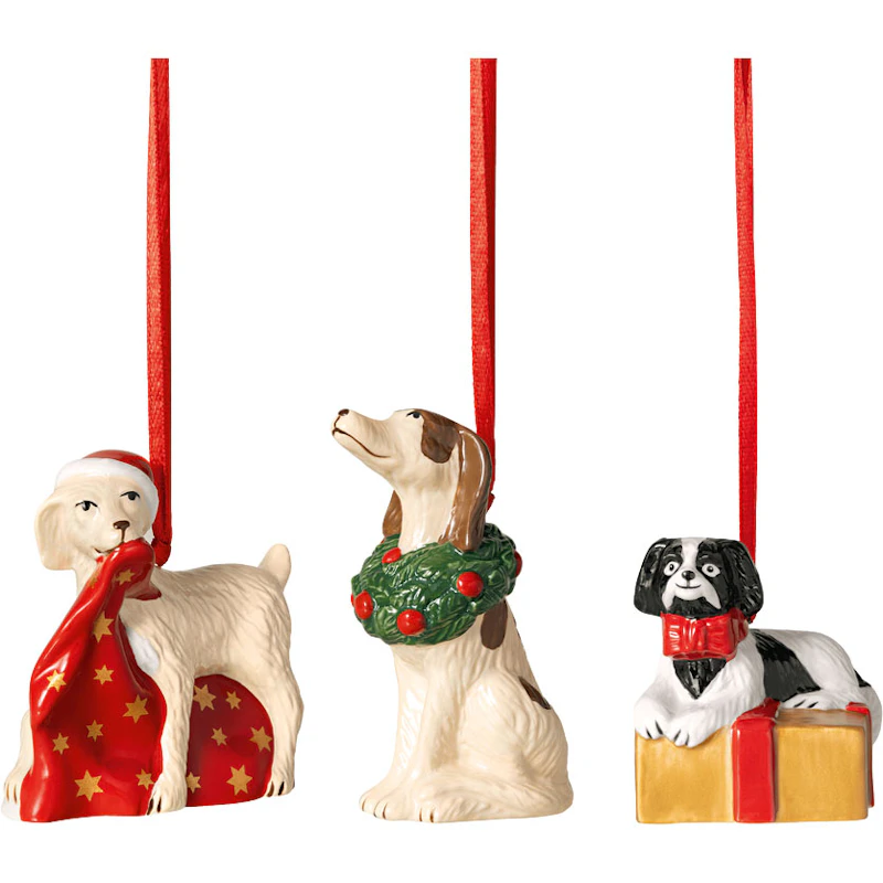 Nostalgic Dekoration Dogs 3-pack