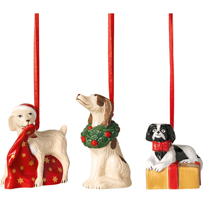 Nostalgic Dekoration Dogs 3-pack