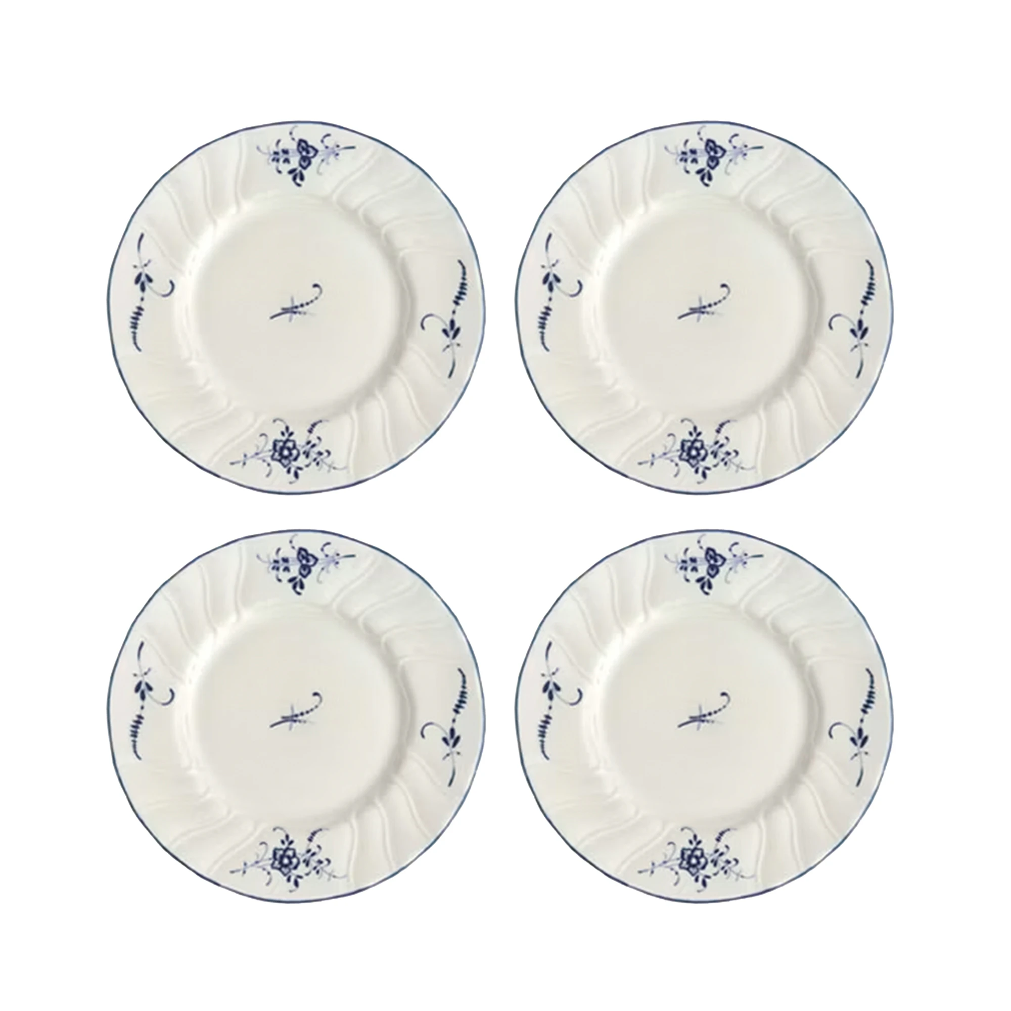 Villeroy & Boch Old Luxembourg Assiett 16 Cm 4-pack - Assietter Porslin Vit