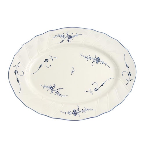 Villeroy & Boch Old Luxembourg Ovalt Serveringsfat 36 Cm - Uppl&auml;ggningsfat Porslin Vit