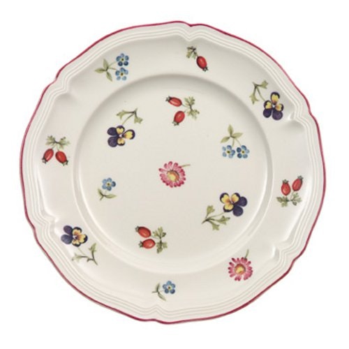 Villeroy & Boch Petite Fleur Br&ouml;d- & Sm&ouml;rtallrik 17cm - Assietter Porslin Vit