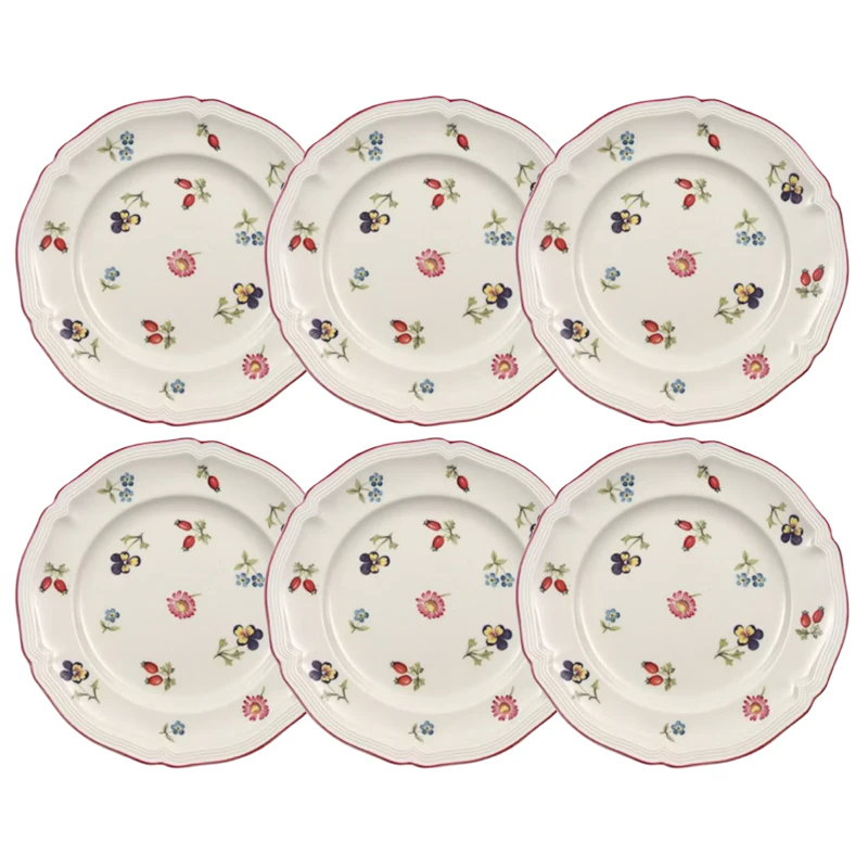 Petite Fleur Assiett 17 cm 6-pack