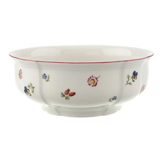 Villeroy & Boch Petite Fleur Salladsskål 21 Cm - Salladsskålar Porslin Vit