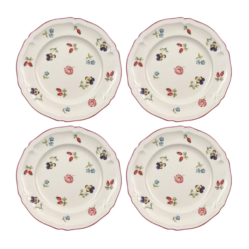 Petite Fleur Tallrik 21 cm 4-pack