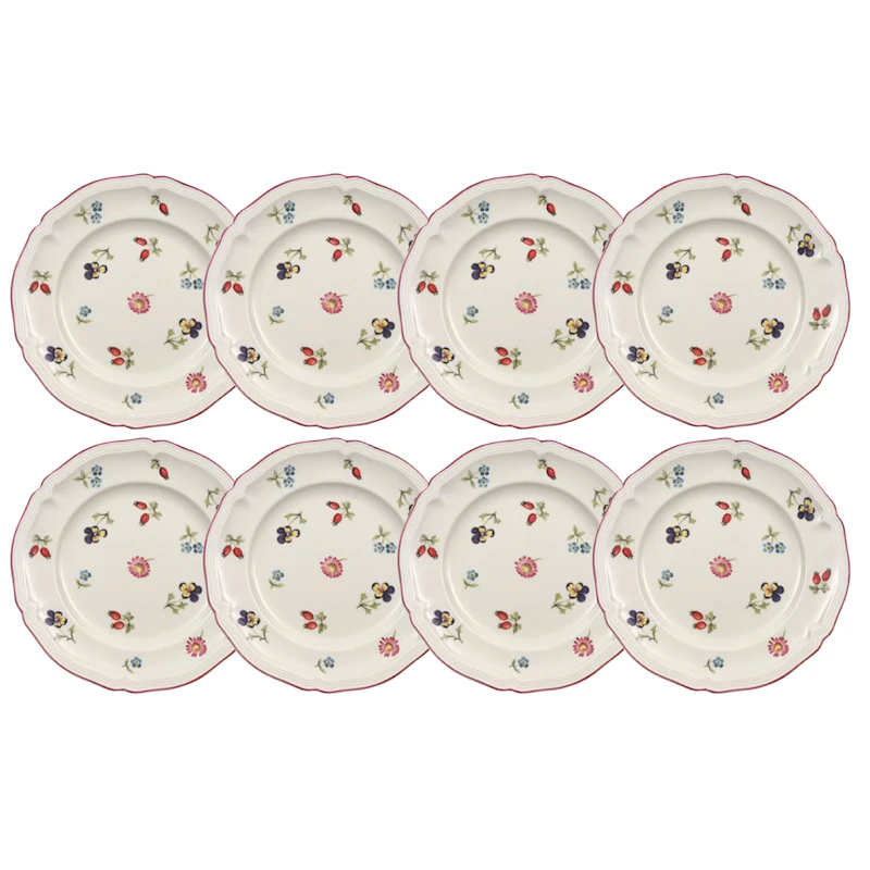 Petite Fleur Tallrik 21 cm 8-pack