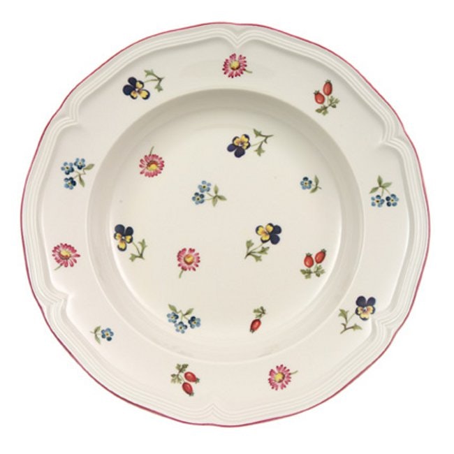 Villeroy & Boch Petite Fleur Tallrik Djup 23cm - Djupa tallrikar Porslin Vit