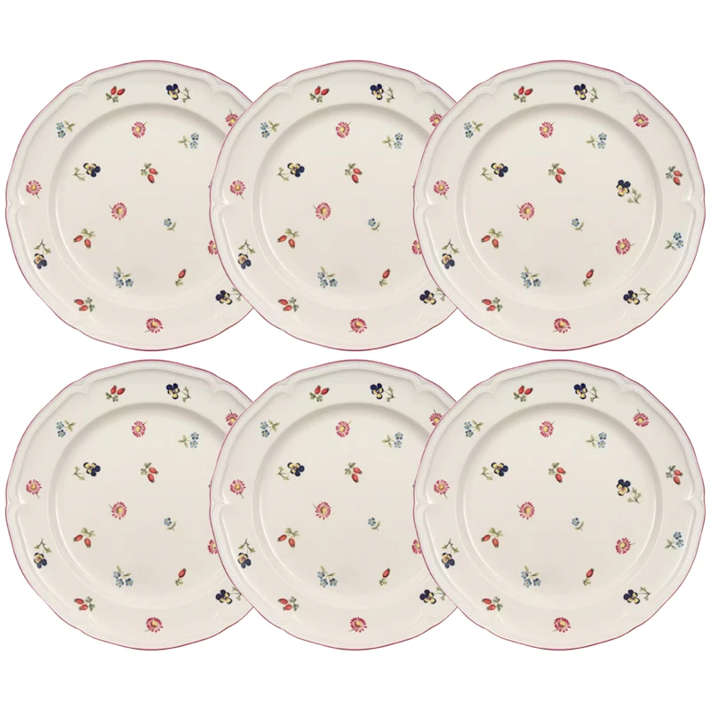 Petite Fleur Tallrik 26 cm 6-pack