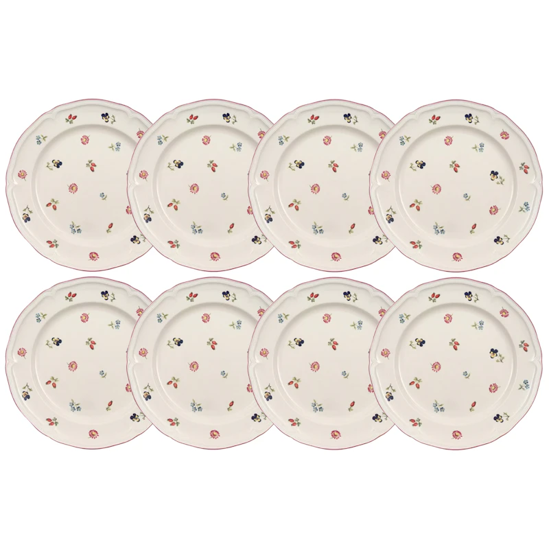 Petite Fleur Tallrik 26 cm 8-pack