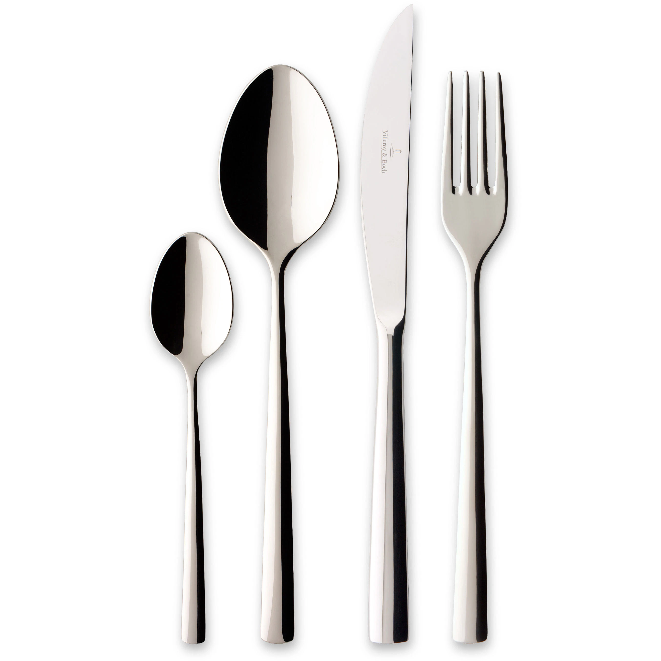 Villeroy & Boch Piemont Bestickset 4 Delar - Bestickset Rostfritt Stål