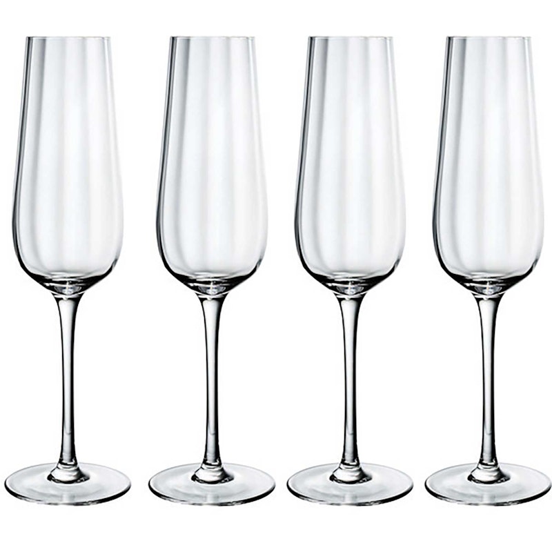 Rose Garden Champagneglas 4-pack