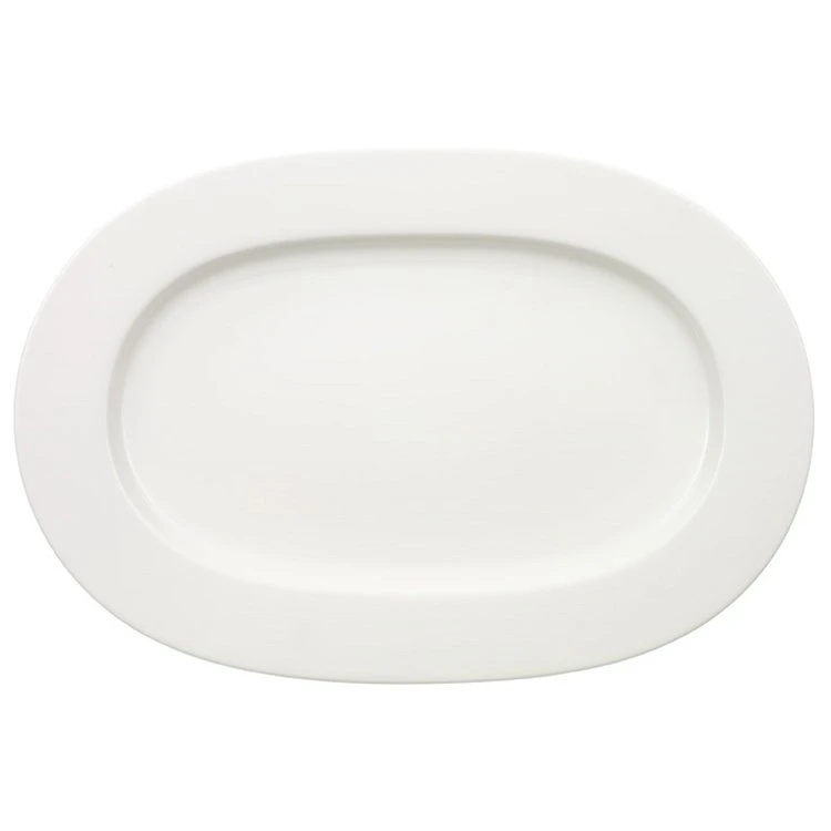 Villeroy & Boch Royal Ovalt Uppl&auml;ggningsfat 41 Cm - Uppl&auml;ggningsfat Benporslin Vit