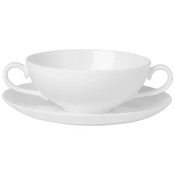 Villeroy & Boch Royal Soppsk&aring;l Med Fat - Soppterriner Benporslin Vit