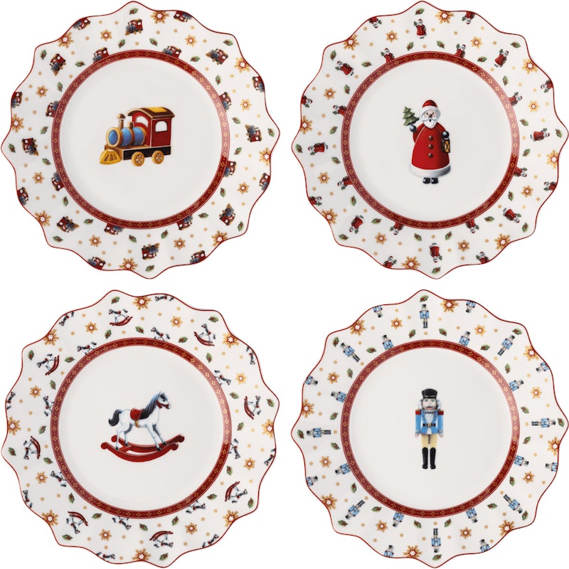 Toy's Delight Tallrik 24,4 cm 4-pack