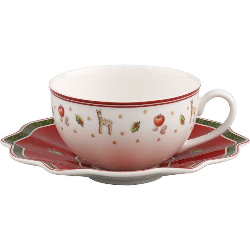 Toy's Delight White Coffee Cup & Saucer