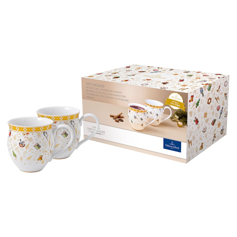 Toy's Delight Mugg Jubileumsutgåva, 2-pack