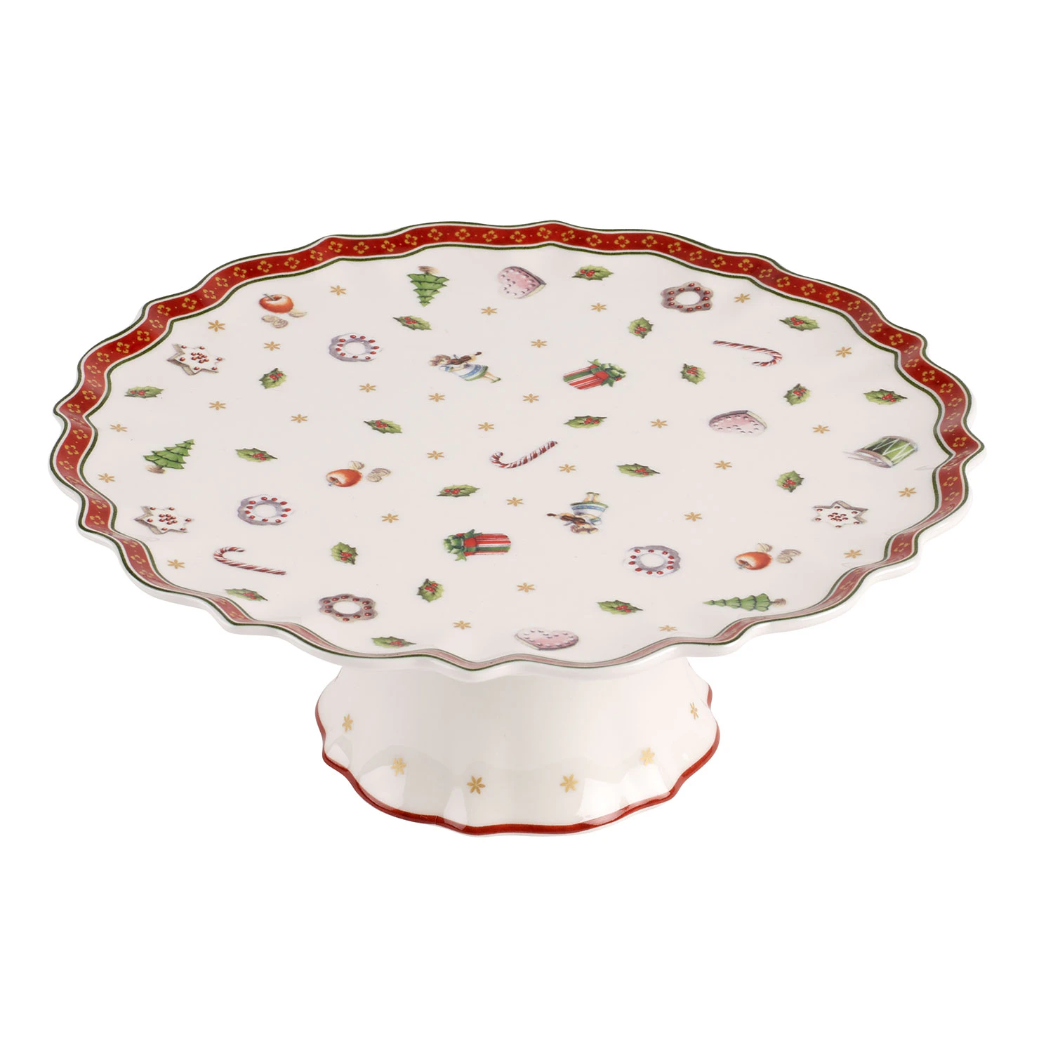 Villeroy & Boch Toy's Delight T&aring;rtfat 21 Cm - &Ouml;vrig Juldukning Porslin Vit