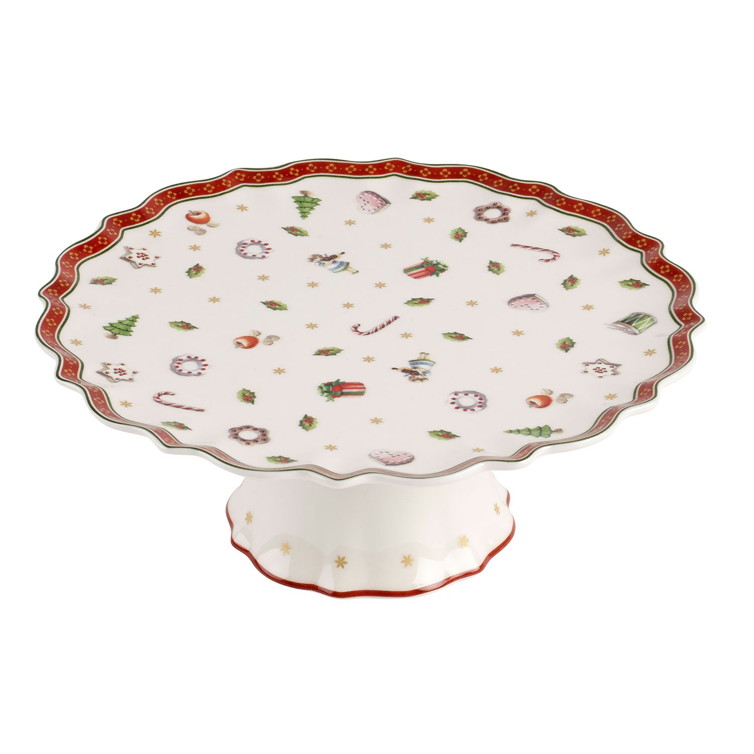 Villeroy & Boch Toy's Delight T&aring;rtfat 21 Cm - &Ouml;vrig Juldukning Porslin Vit