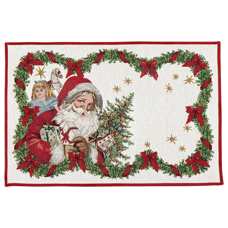 Toy's Fantasy Gobelin Placemat, Santa colored