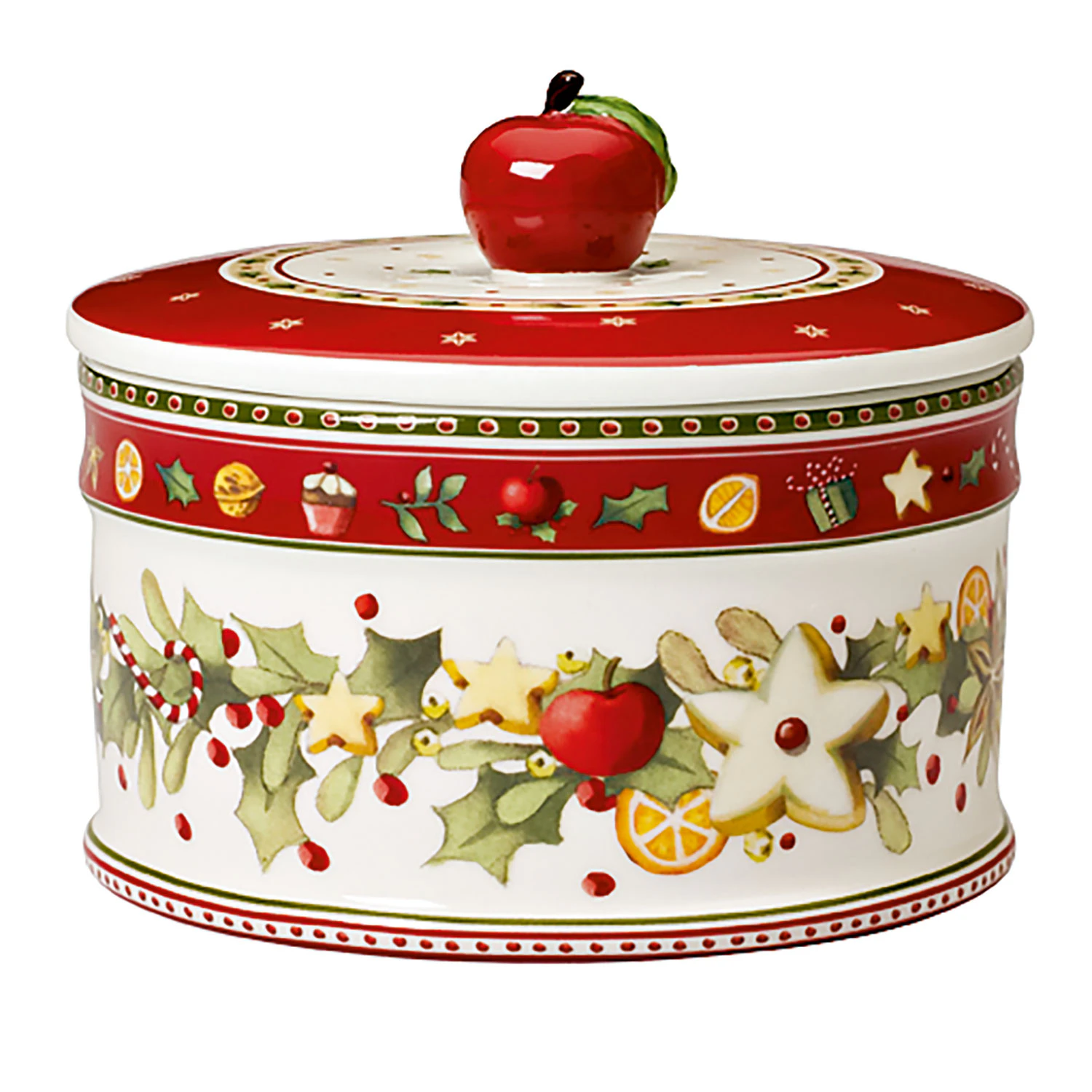Villeroy & Boch Winter Bakery Delight Kakburk Medium - F&ouml;rvaringsburkar & lock Porslin Multi