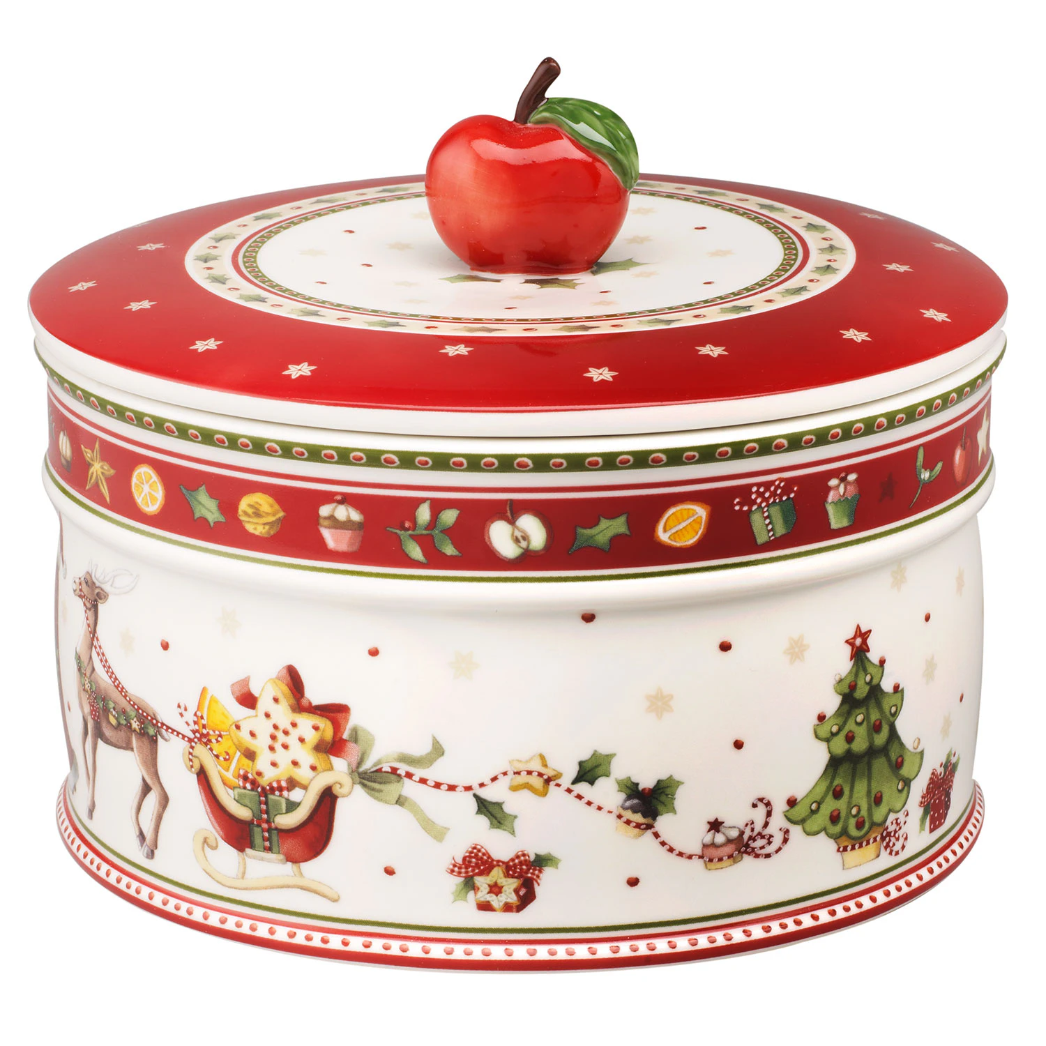 Villeroy & Boch Winter Bakery Delight Kakburk Large - F&ouml;rvaringsburkar & lock Porslin Multi