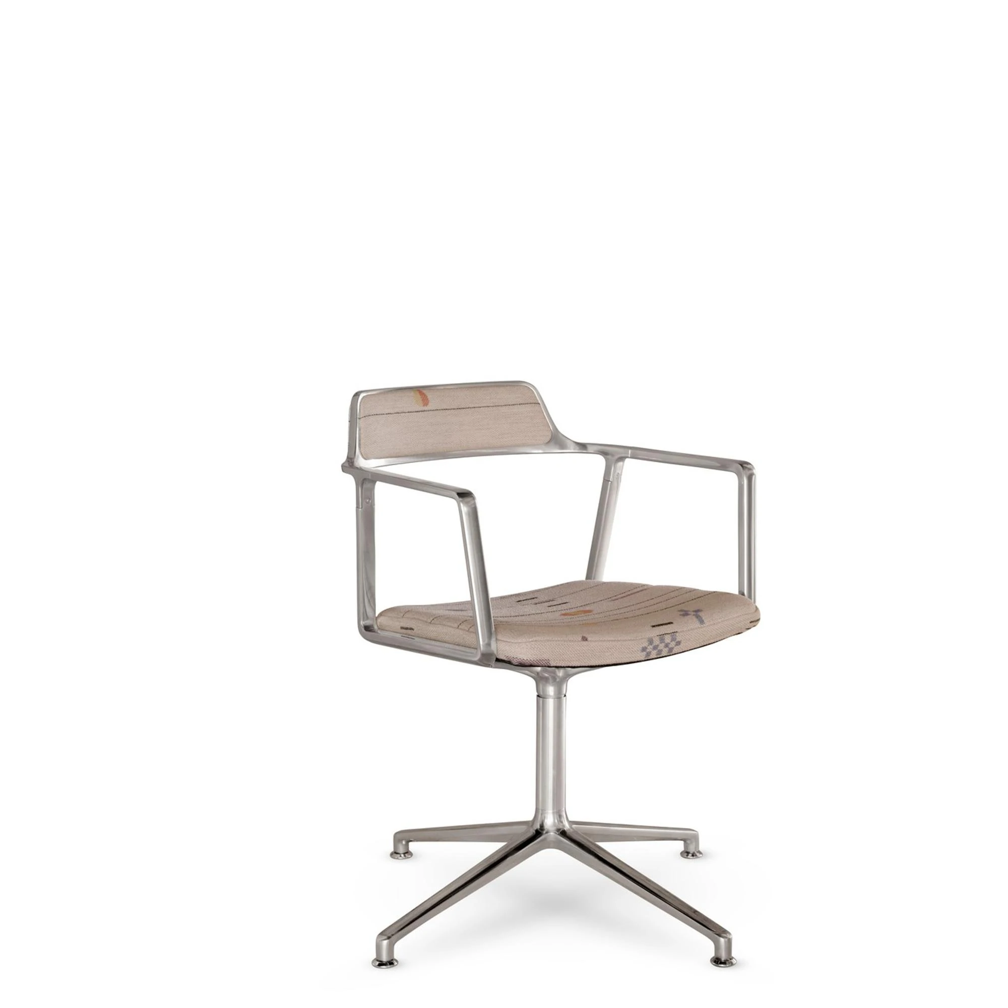 Vipp 452 Swivel Snurrstol Guesthouse Edition Montafon Haus Austria M&ouml;nstrad/polerad - Kontorsstolar Textil Multi