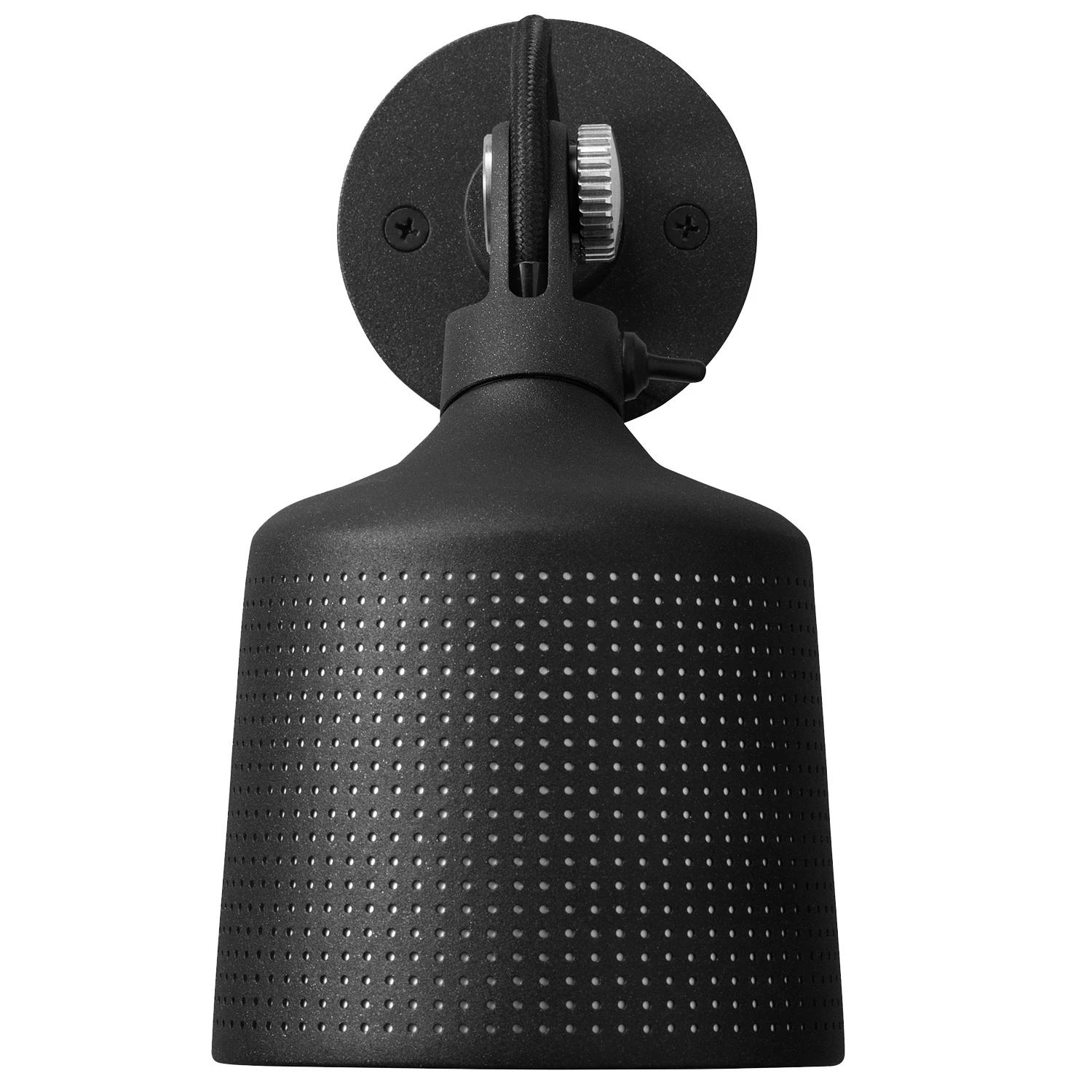 Vipp 524 Väggspot - Vägglampor Pulverlackerad Aluminium Svart