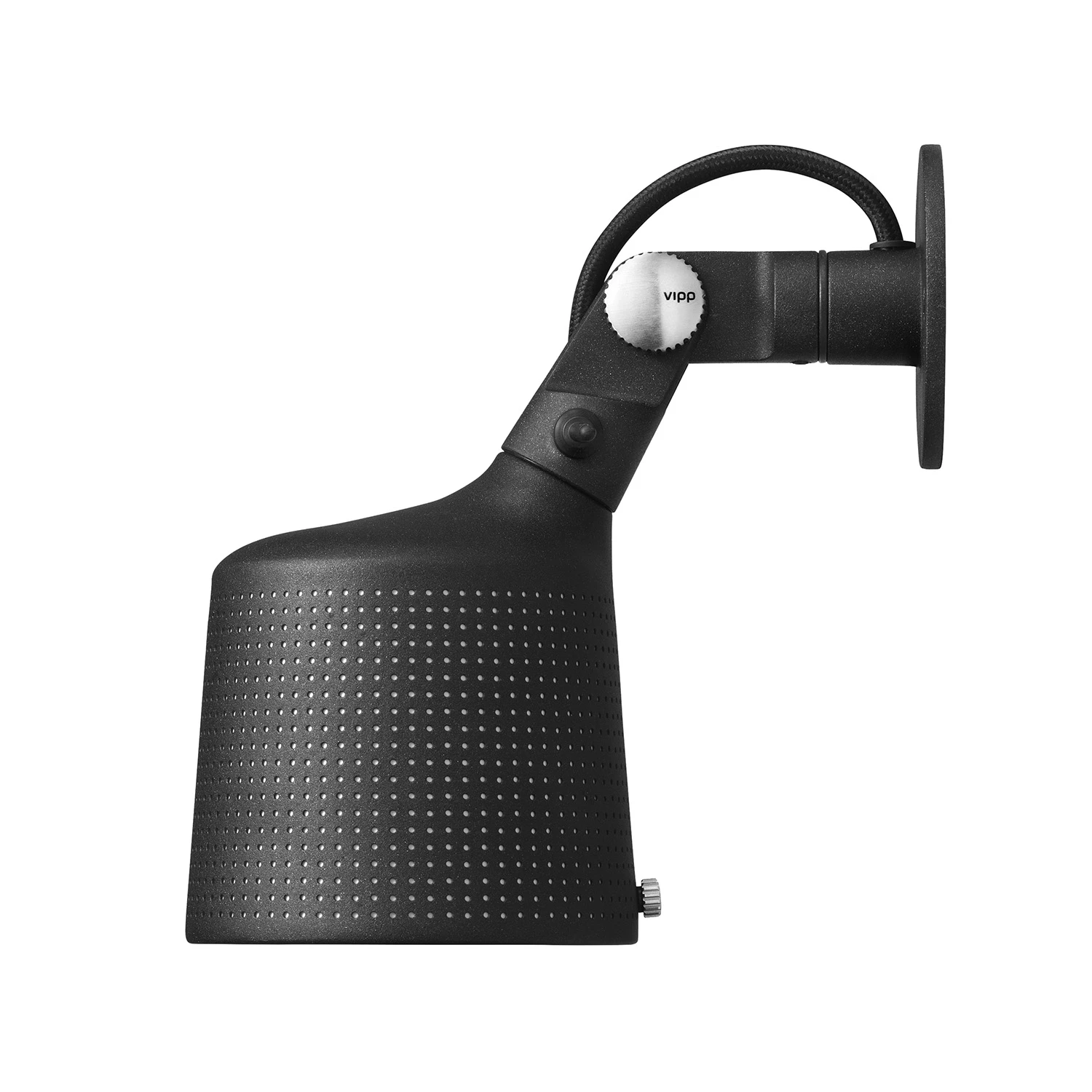 Vipp 524 V&auml;ggspot - V&auml;gglampor Aluminium Svart