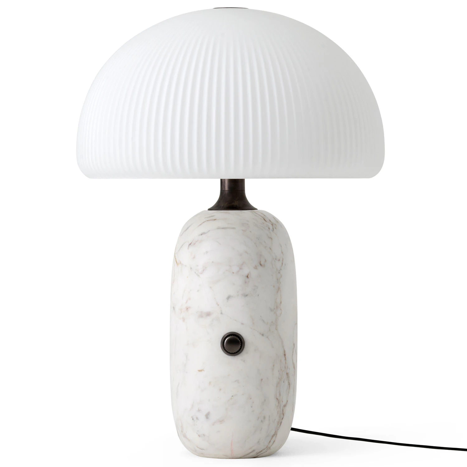 Vipp 592 Sculpture Bordslampa &Oslash;36 Cm - Bordslampor Marmor Vit