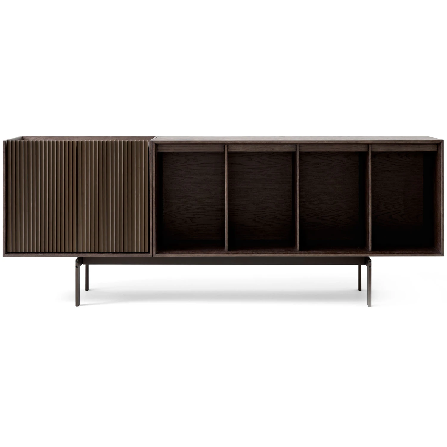 Vipp 675 Chimney Sk&aring;p 176,8x38 Cm - Sk&auml;nkar & sideboards Massiv Ek M&ouml;rk Ek