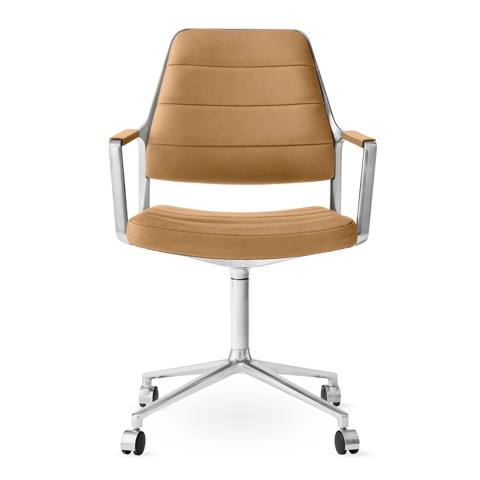Vipp 455 Snurrstol Med Hjul - Kontorsstolar Camel Leather