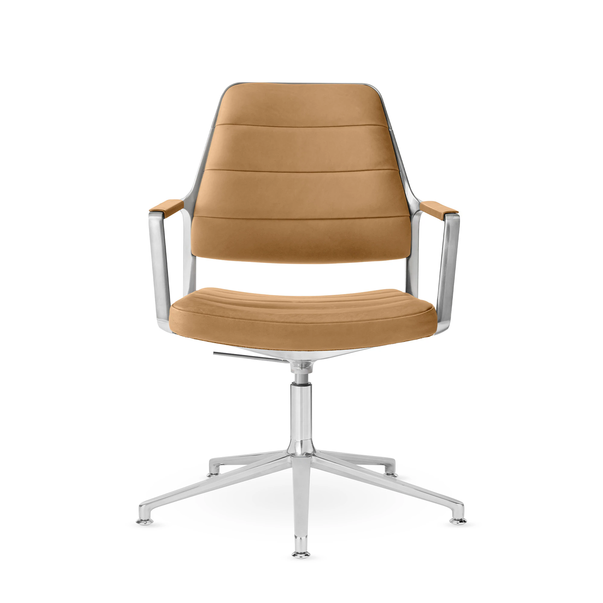 Vipp 455+ Snurrstol - Kontorsstolar L&auml;der Camel Leather