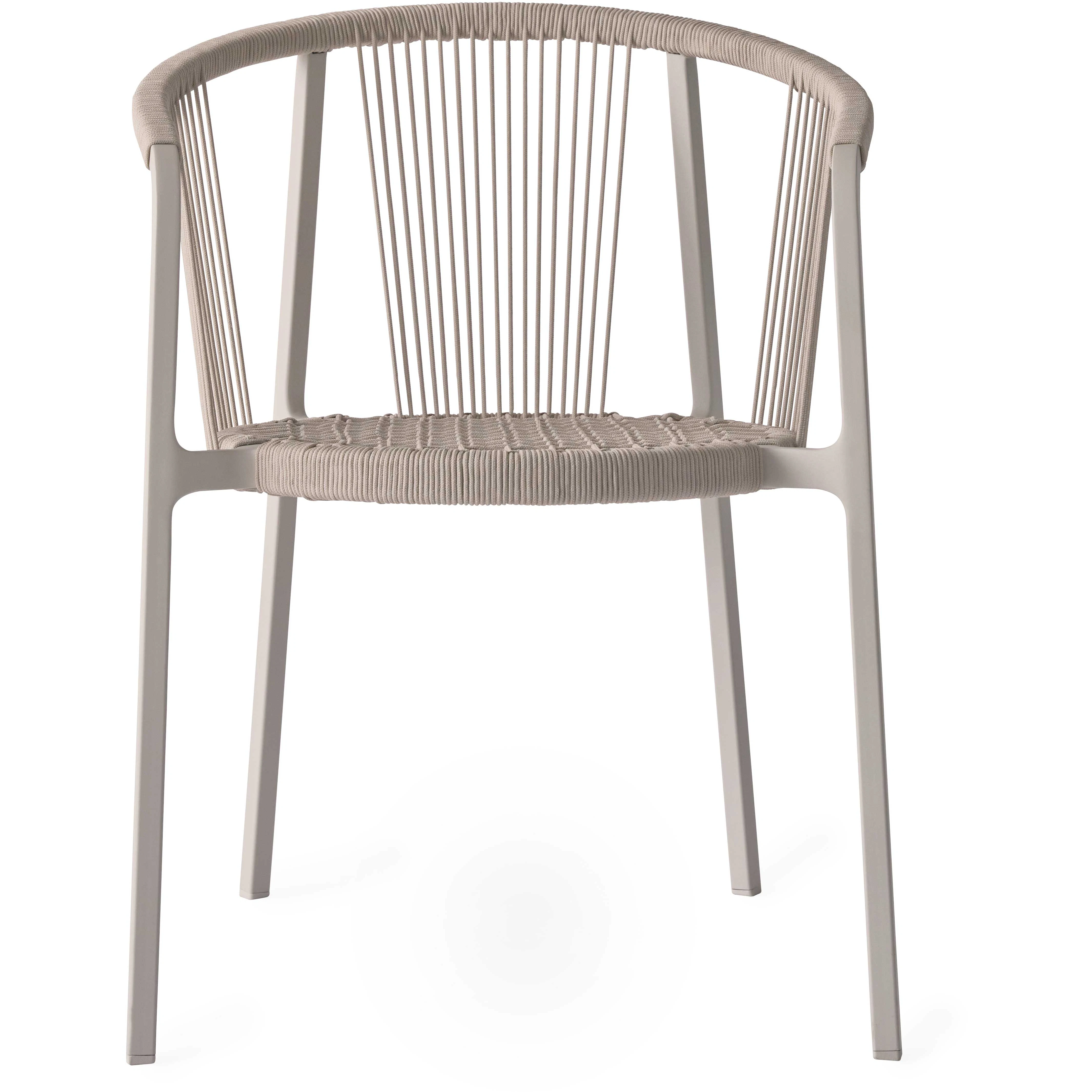 vipp 710 lagrasse chair outdoor warm grey - trädgårdsstolar aluminium varmgrå
