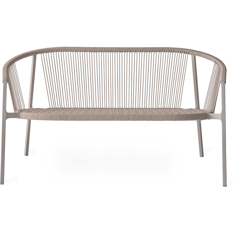 Vipp 721 Lagrasse 2-Seater Sofa Outdoor, Warm Grey