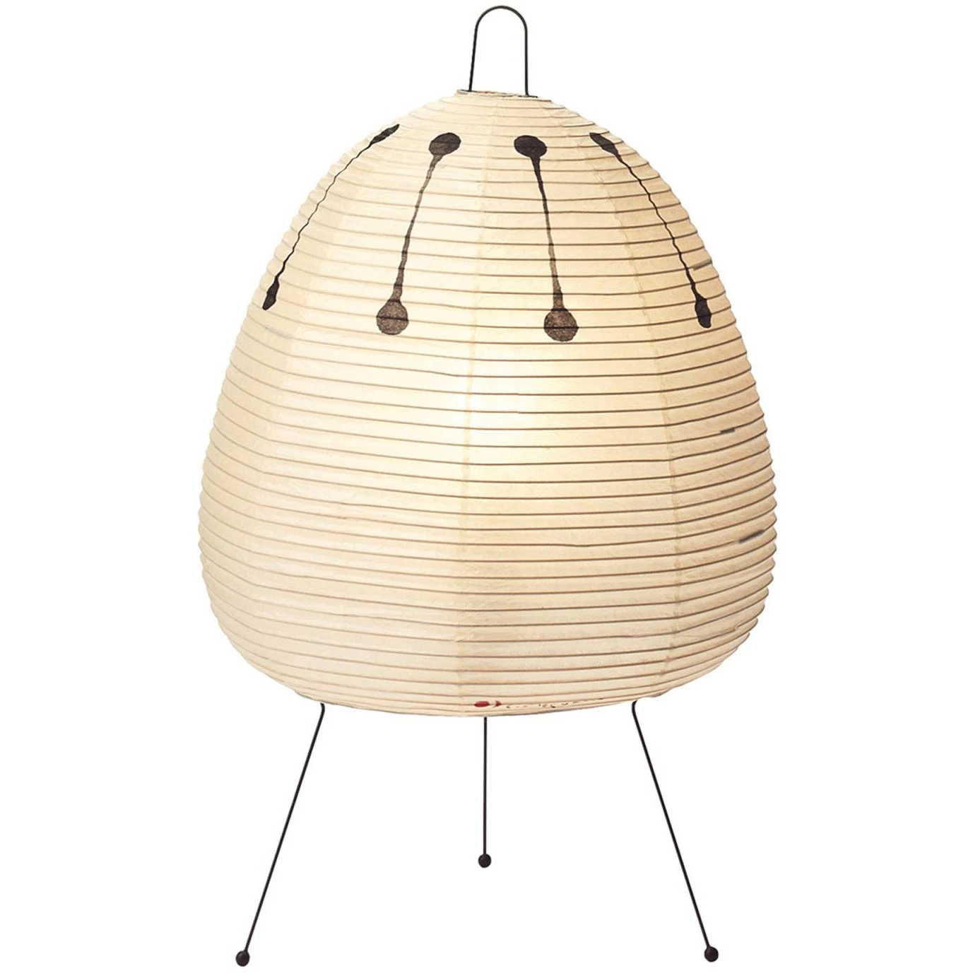 Vitra Akari 1ad Bordslampa - Bordslampor St&aring;l Vit