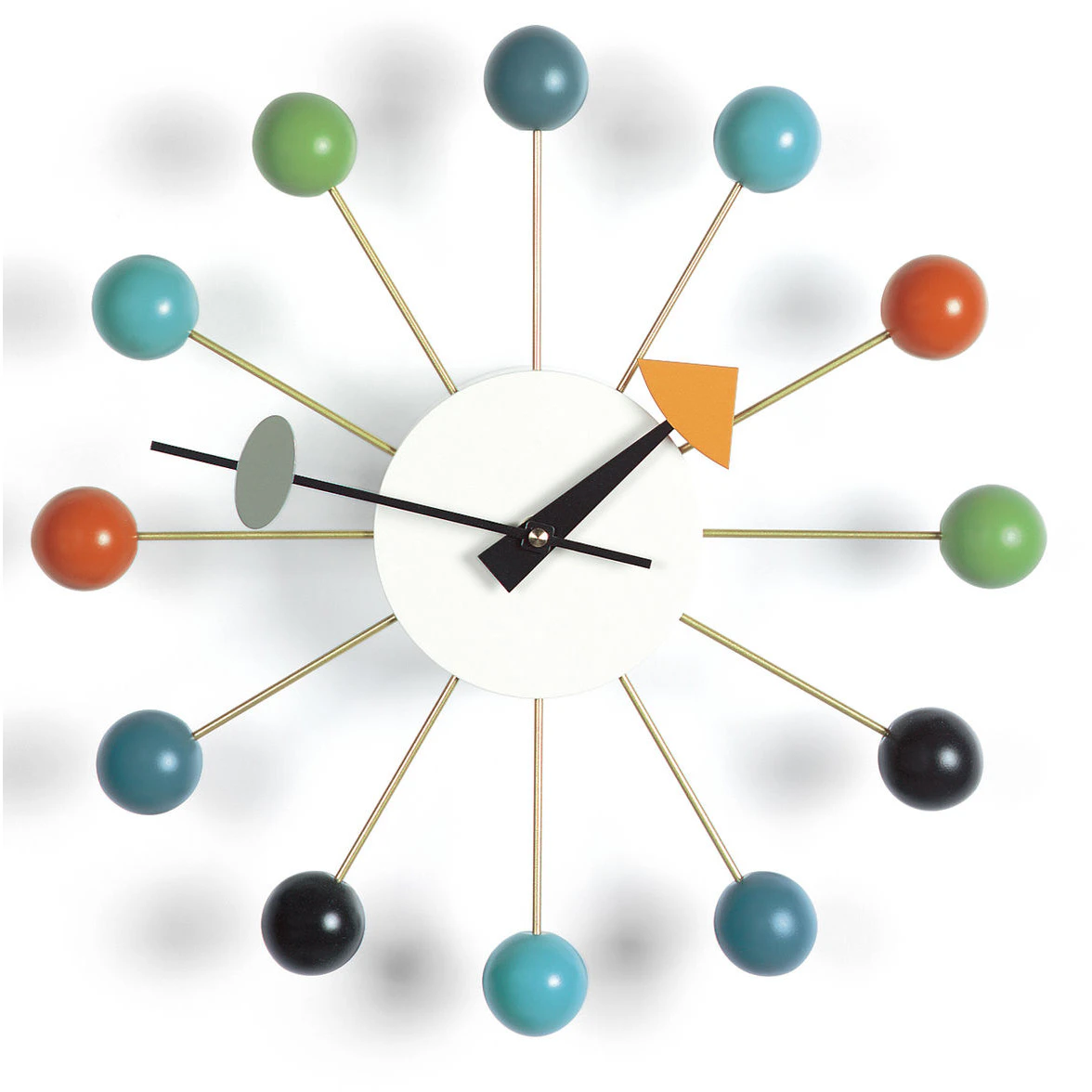 Vitra Ball Väggklocka - Väggklockor Metall Multi
