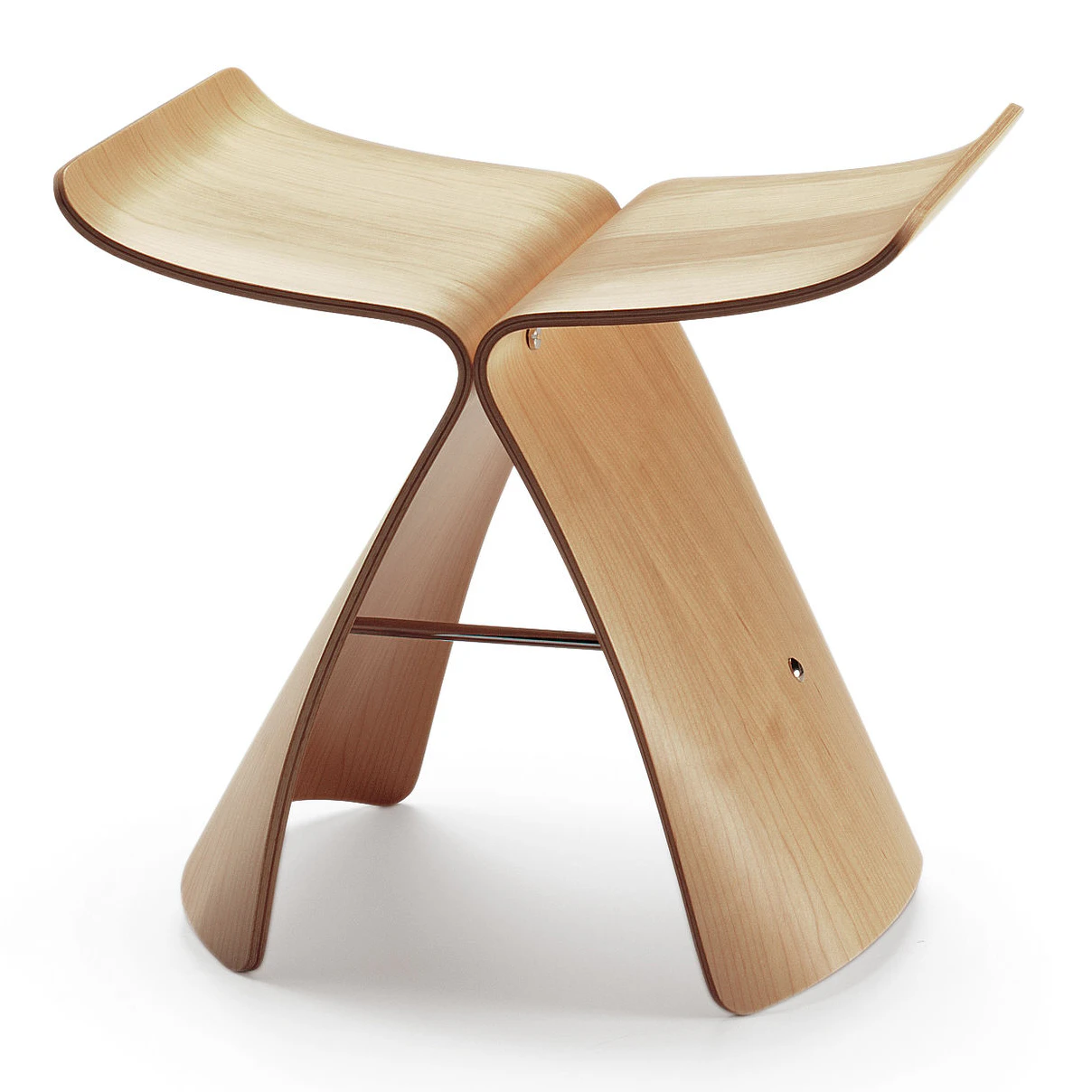 Vitra Butterfly Pall trä - Pallar Lönn Natural Maple