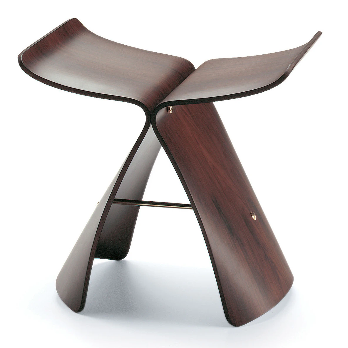 Vitra Butterfly Pall Pall Rosenträ - Pallar Rosewood Brown