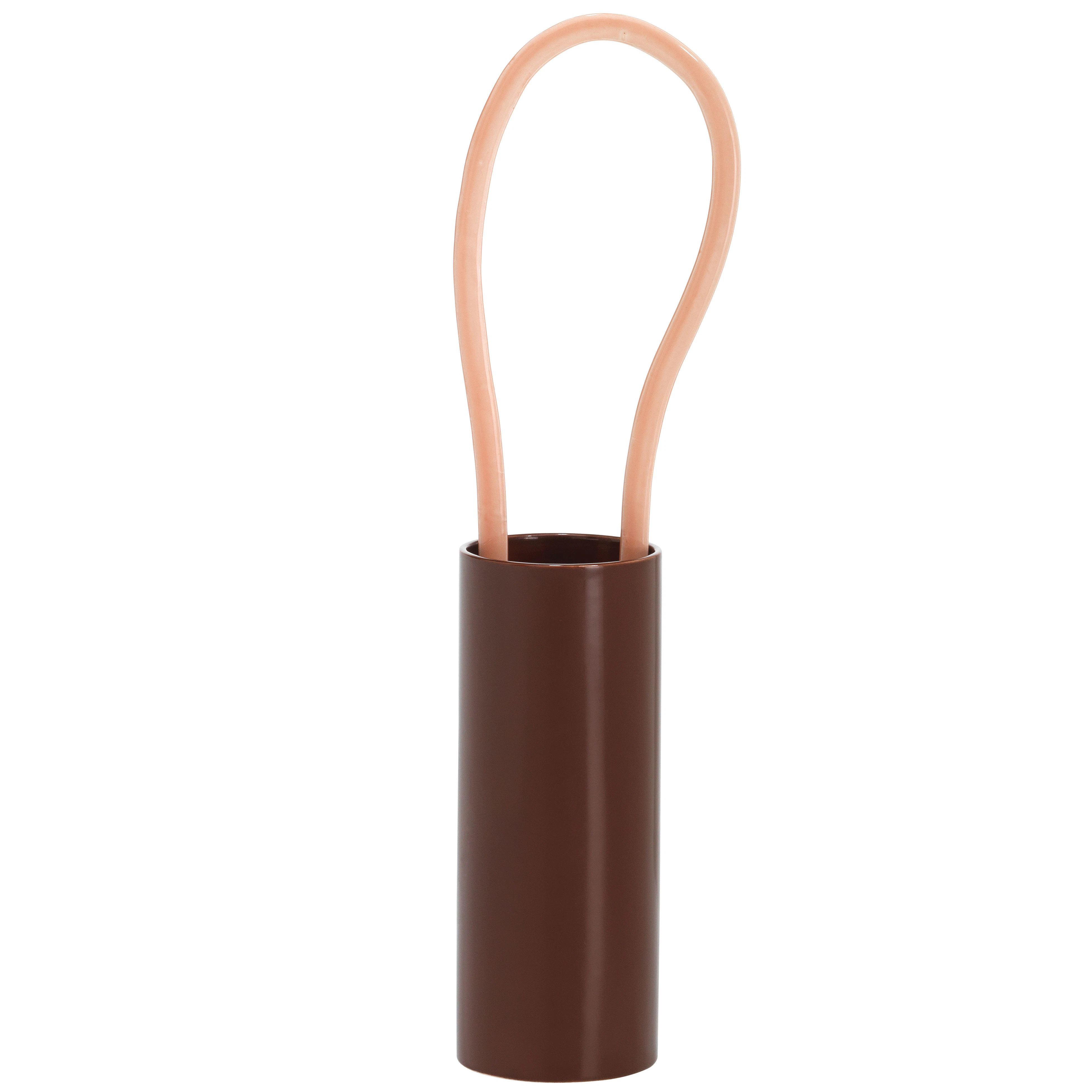 Vitra Vase D&eacute;coupage Vas Boucle - Vaser Keramik Brun