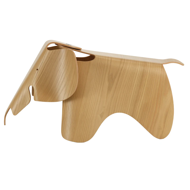 Eames Elephant Pall Stor, Plywood Kastanj