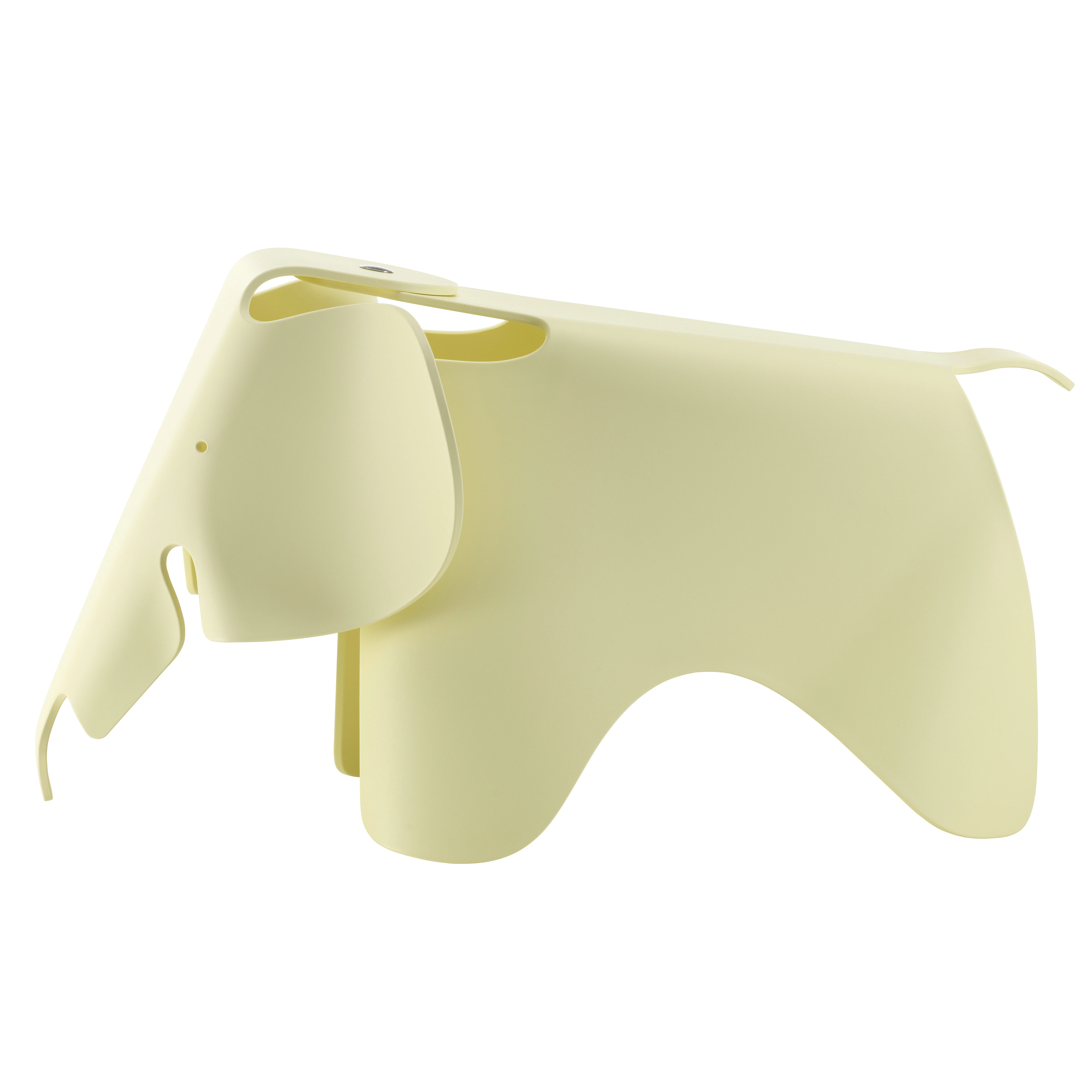 Vitra Eames Elephant Pall Stor - Pallar Återanvänd Plast Canary