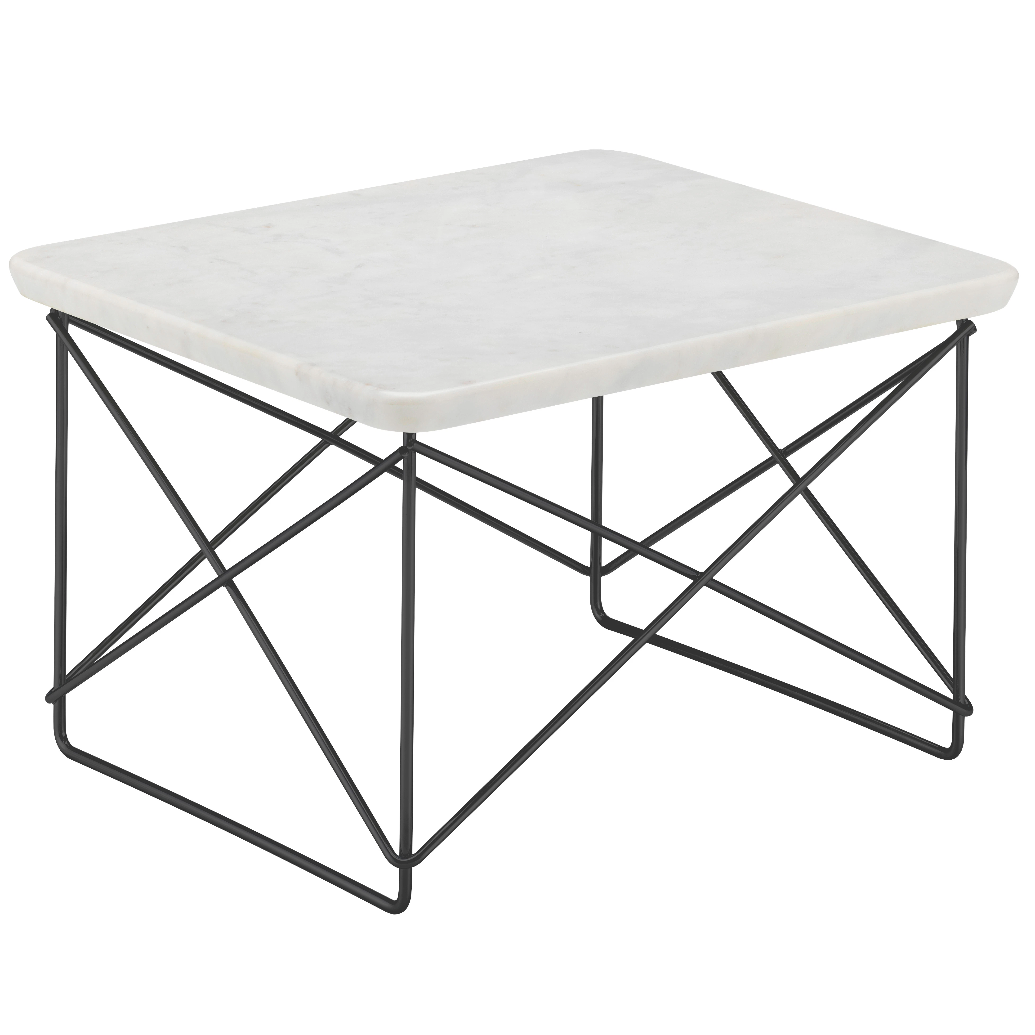 Vitra Occasional Ltr Sidobord / Svart - Sidobord & Avlastningsbord Carraramarmor Carrara White