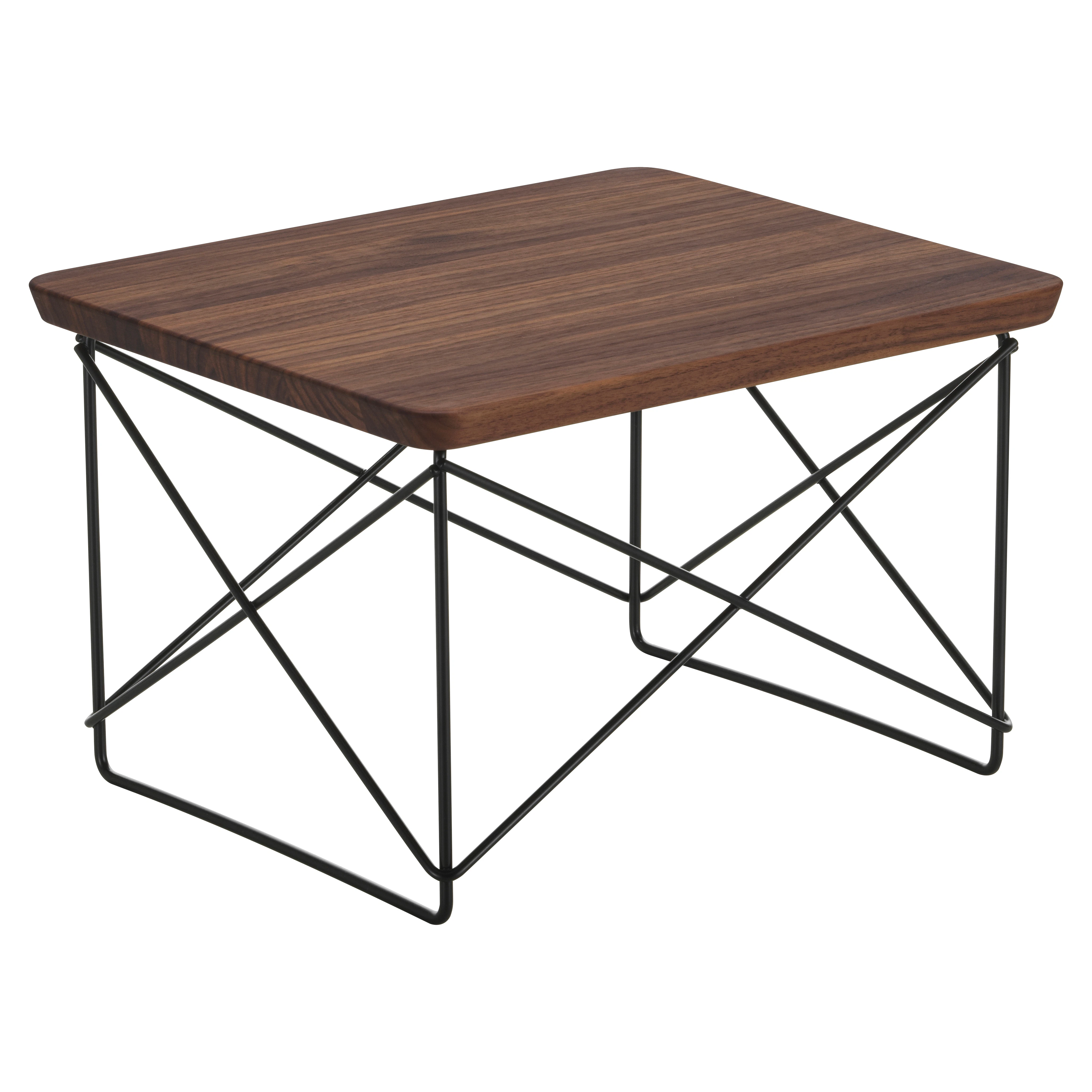 Vitra Occasional Ltr Sidobord / Svart - Sidobord & Avlastningsbord Massiv Valn&ouml;t