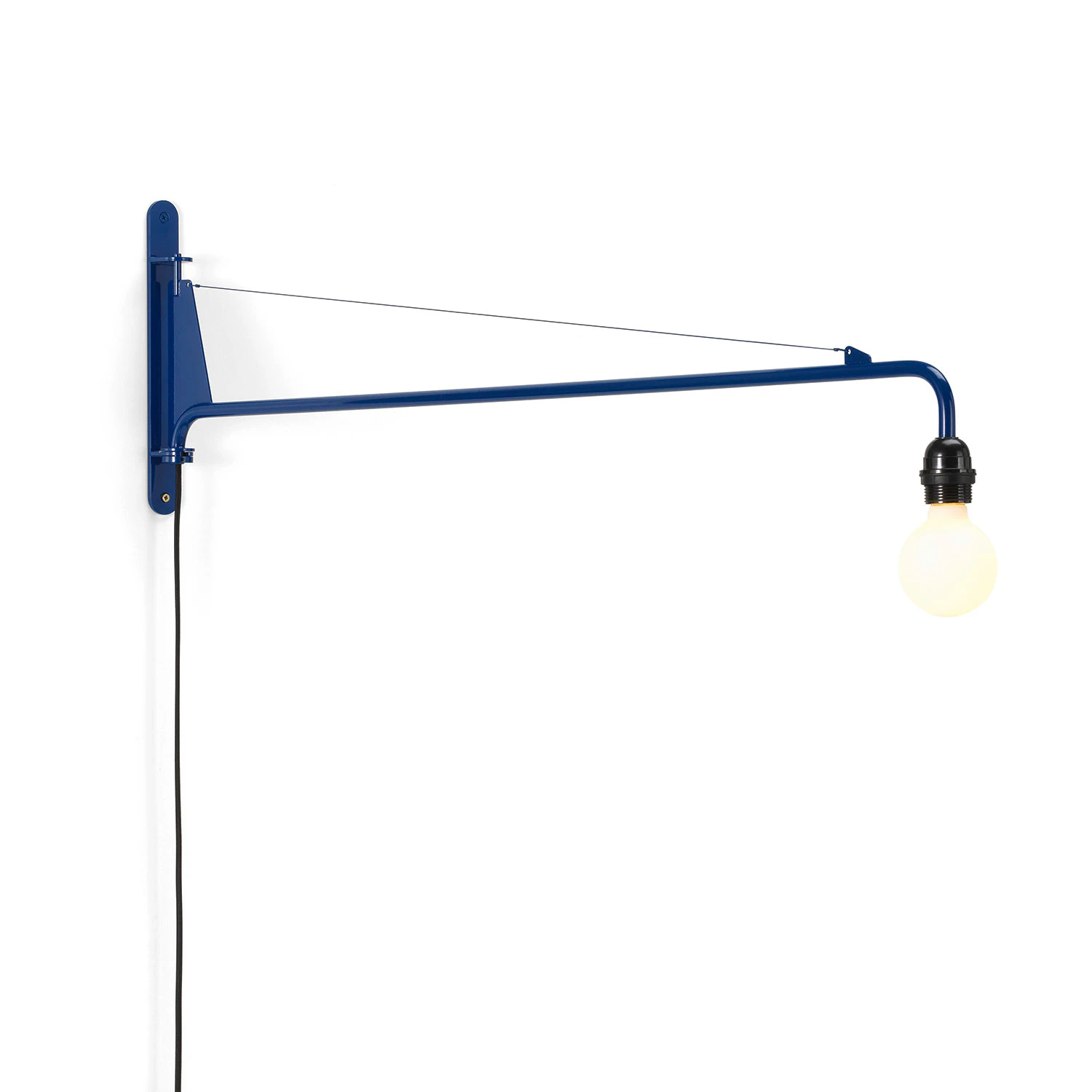 Vitra Petite Potence V&auml;gglampa Prouv&eacute; - V&auml;gglampor Pulverlackat St&aring;l Bleu Marcoule