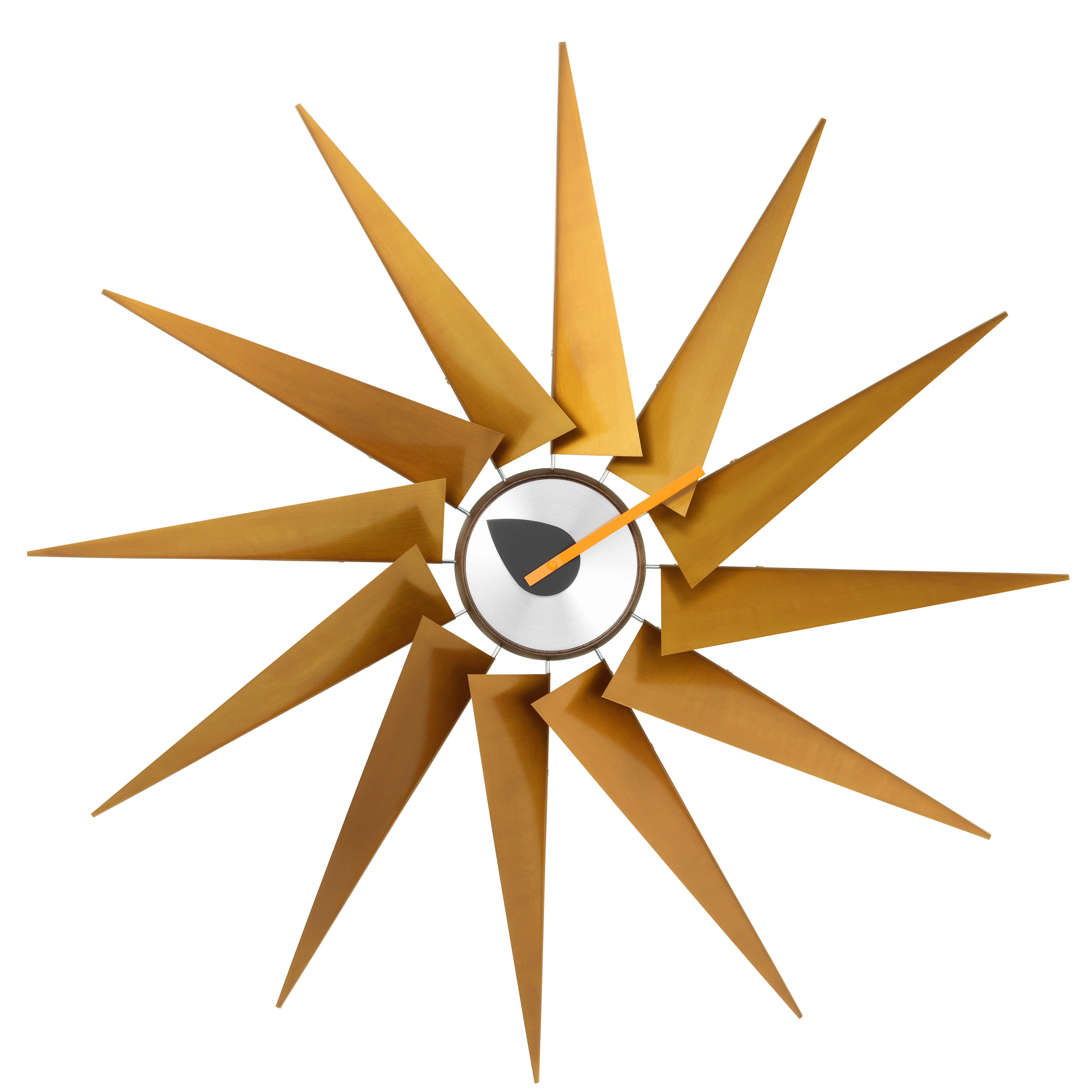 Vitra Turbine Väggklocka Ø76,5 Cm - Väggklockor Mässing