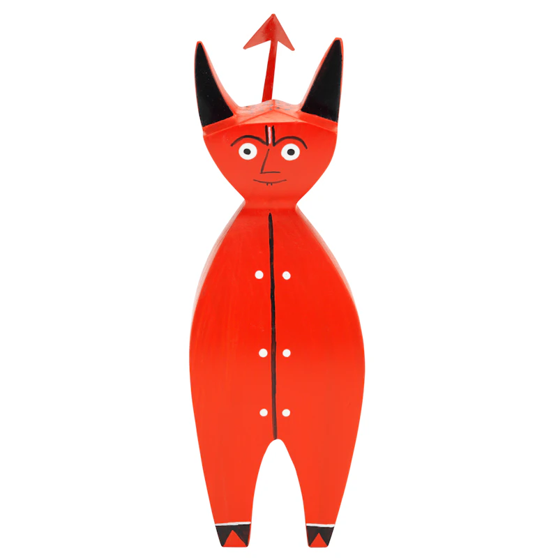 Wooden Doll Träfigur, Little Devil
