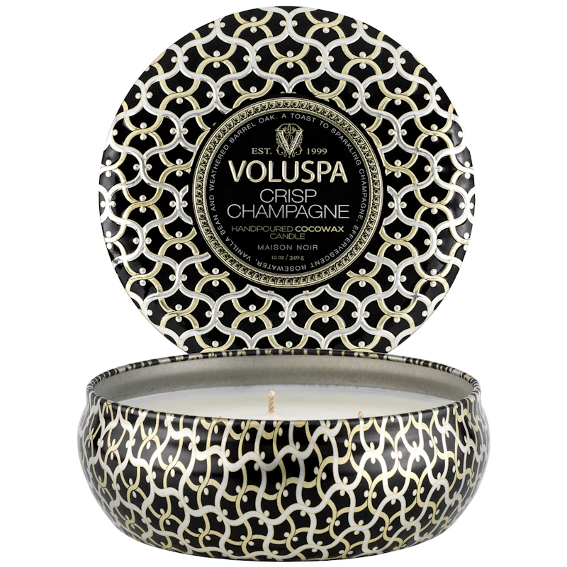 Maison 3-Wick Tin Doftljus, Crisp Champagne
