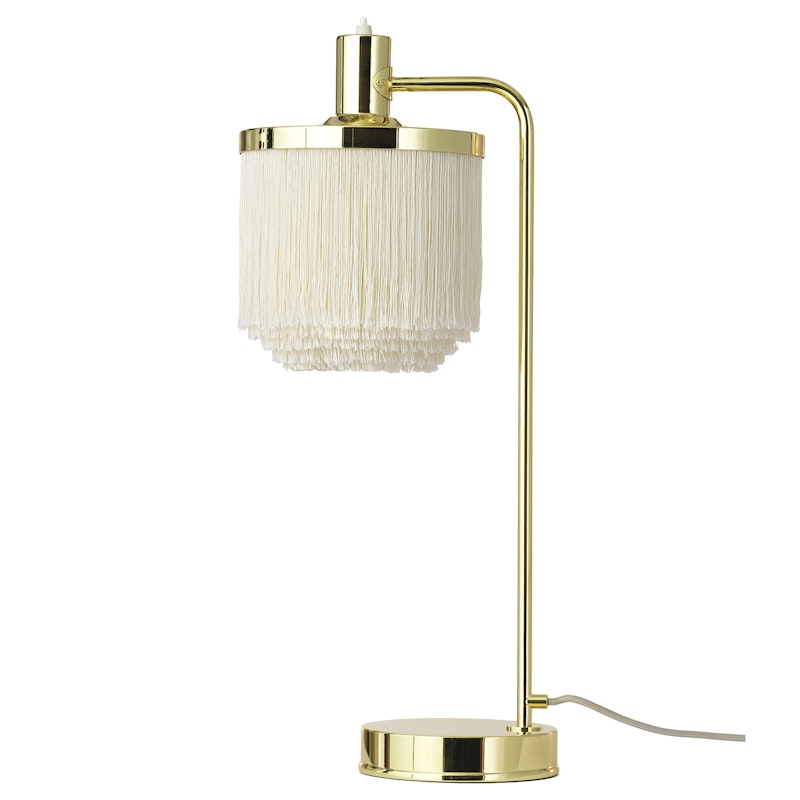 Fringe Bordslampa, Cream White
